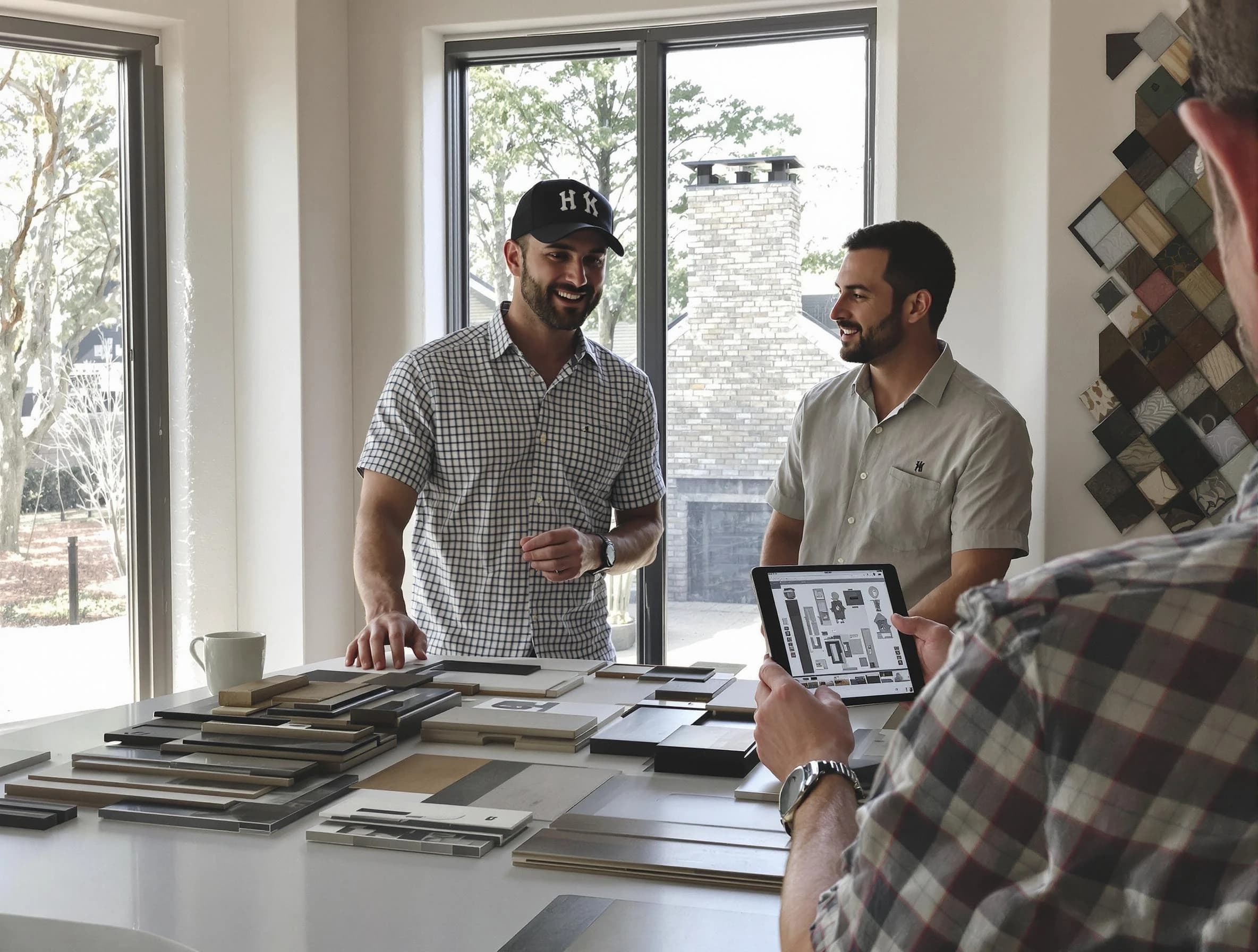Centennial Chimney Sweep remodeling a chimney and fireplace in Centennial, CO