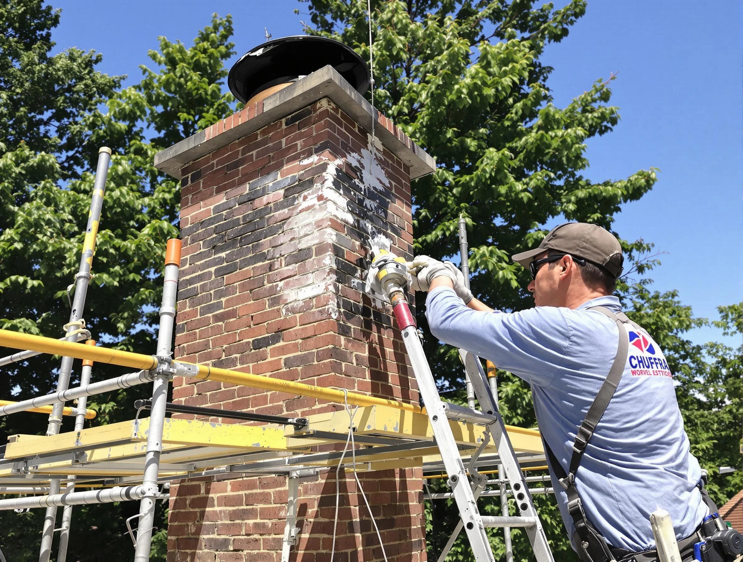 Structural chimney repair by Centennial Chimney Sweep in Centennial, CO