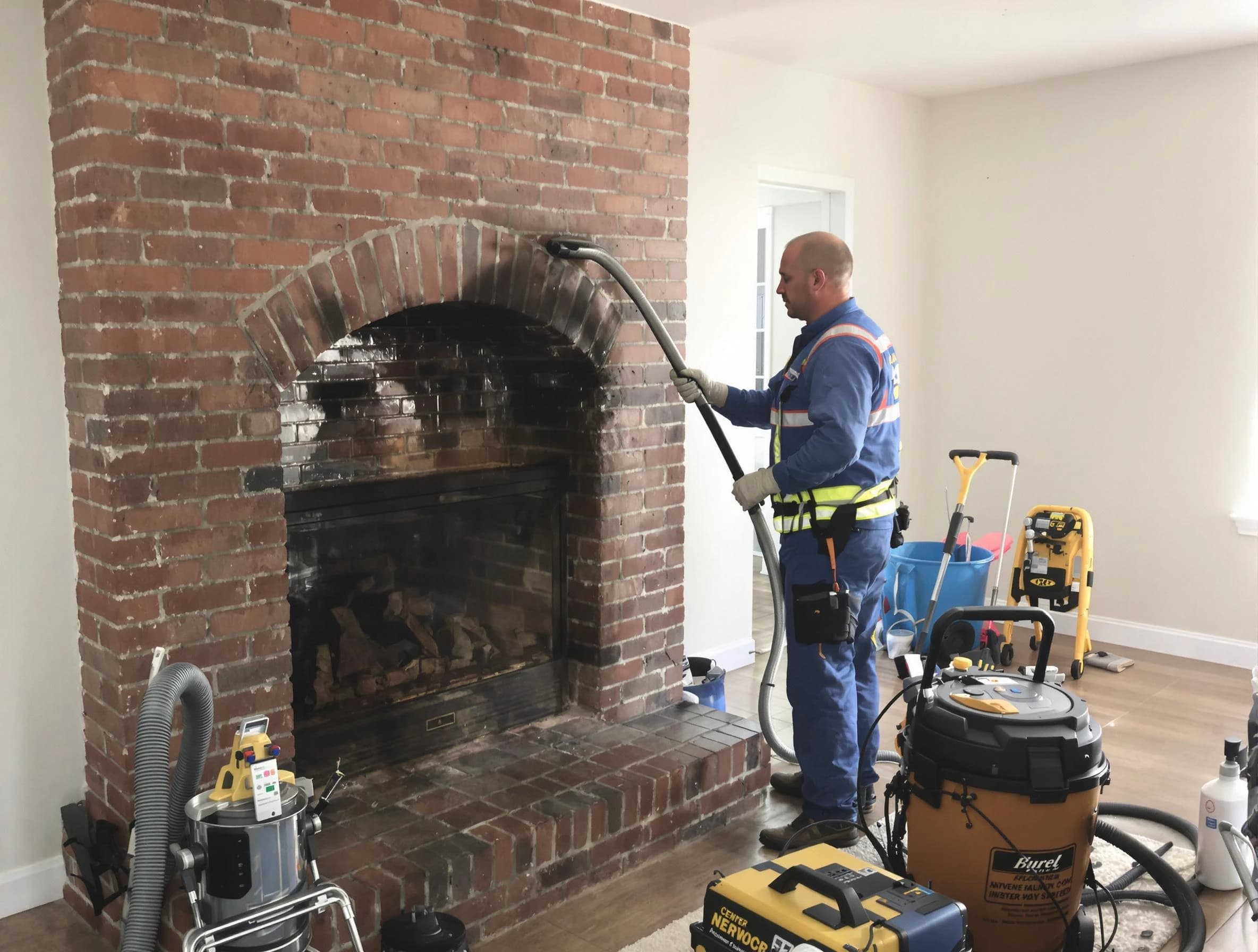 Centennial Chimney Sweep expert performing detailed chimney sweep in Centennial, CO