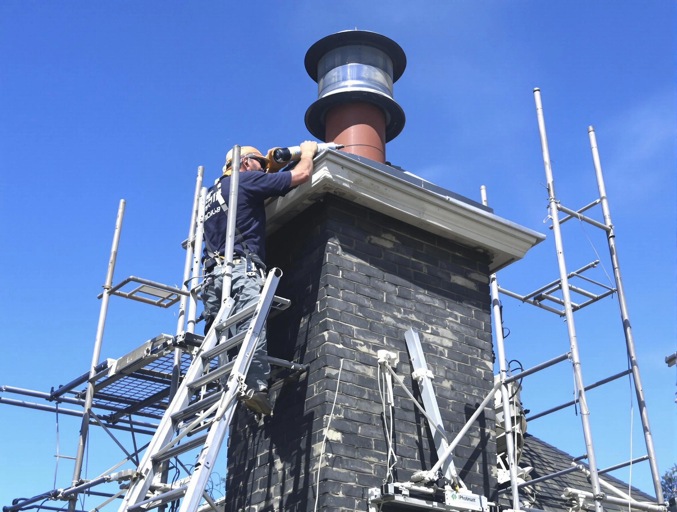 Sturdy chimney crown finished by Centennial Chimney Sweep in Centennial, CO