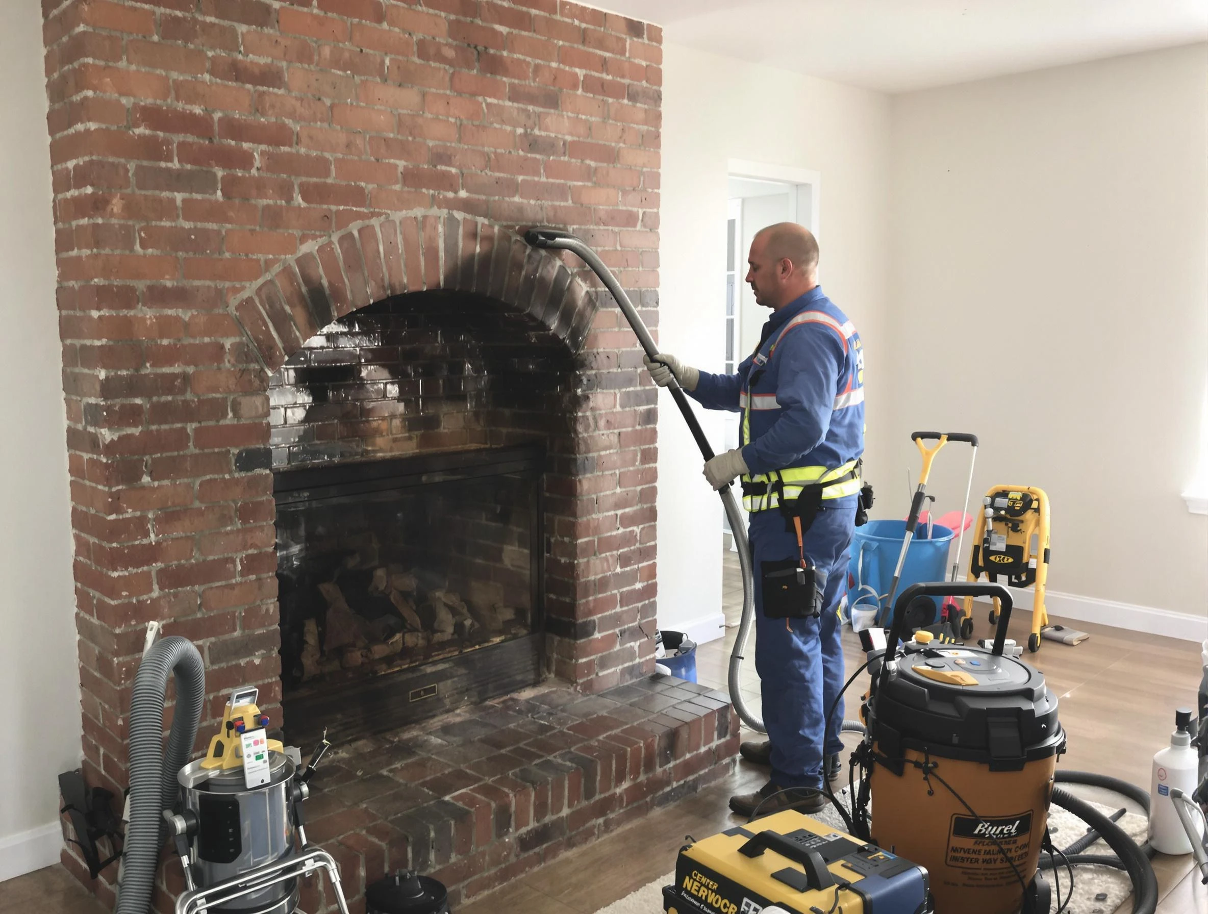Centennial Chimney Sweep expert performing detailed chimney sweep in Centennial, CO